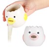 2 Pack Cute Egg Separator, Ceramics Vomiting Chicken Egg Yolk