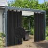 Easy-Going 100% Waterproof Outdoor Curtains Windproof Weatherproof Porch Curtains, Premium