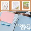 500PCS Clear Binder Hole Reinforcement Stickers, Self-Adhesive Hole Punch Reinforcement