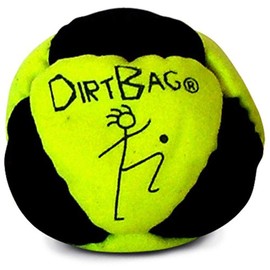 World Footbag World Footbag Dirtbag Hacky Sack, Neon Yellow/Black