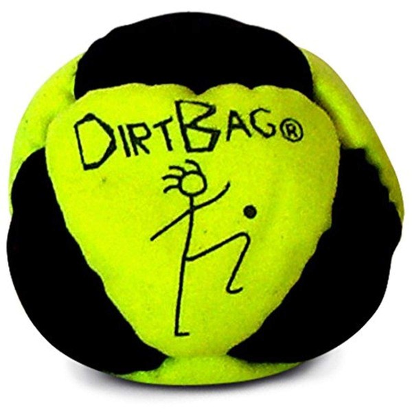 World Footbag World Footbag Dirtbag Hacky Sack, Neon Yellow/Black