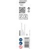 Bosch 2608585696 Wood Auger Drill Bit, Black/Silver, 8 x 100