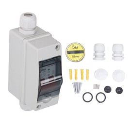 DC Isolator Switch, IP65 Waterproof Isolator Switch, Surge Protection, Lightweight Ning Protection, Transparent Cover, for Solar PV System DC 1000 V 20 A