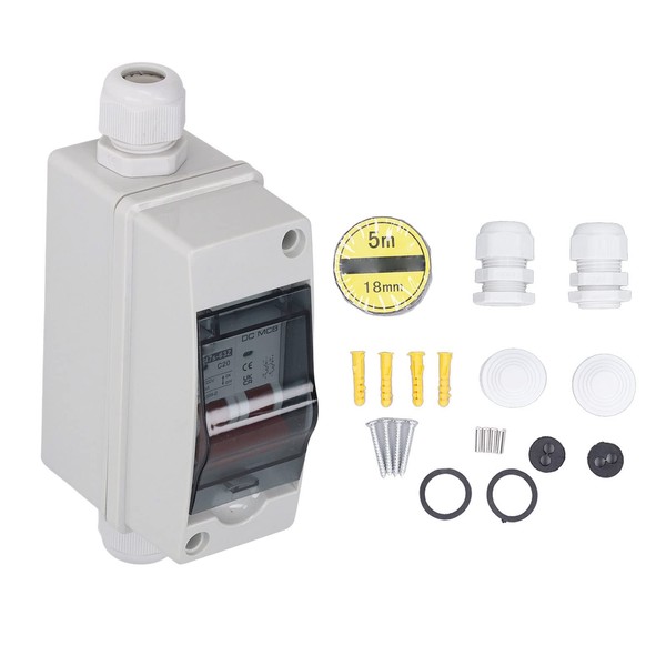 DC Isolator Switch, IP65 Waterproof Isolator Switch, Surge Protection, Lightweight