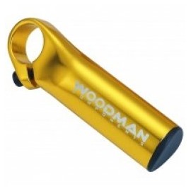 Woodman bar ends chupa long or (la paire)
