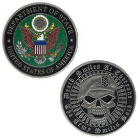 U.S. Department of State & Army Motto Challenge Coin