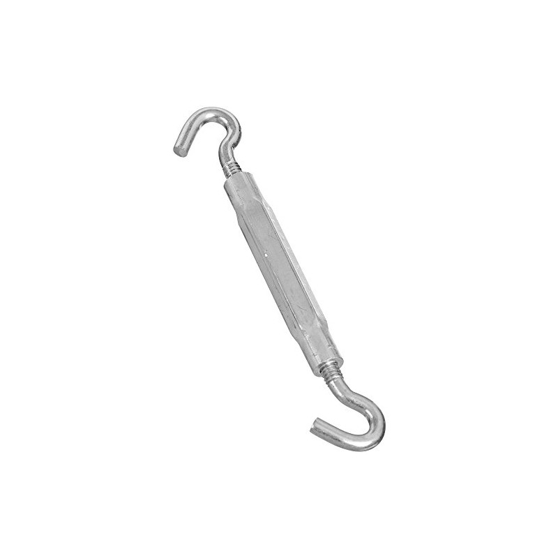 National Hardware N222-000 2174 Hook/Hook Turnbuckles in Zinc, 1/4" x