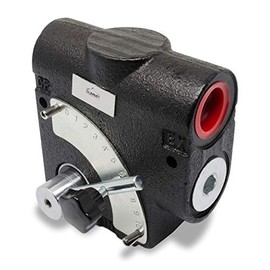 Hydraulic Adjustable Variable Flow Control Valve, 0-30 GPM, #12 SAE Ports