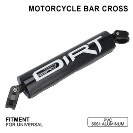 IUVWISN Dirt Bike Handlebar Crossbar & Bar Pad Set for Sur Ron Light Bee S/X for Talaria Sting Electric Dirt Bike Black