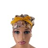 Bouffant Medical Cap – Autumn Flowers.- Sweatband Ponytail Pouch Tie