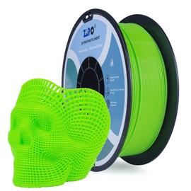 ZIRO Fluorescence PLA Filament 1.75mm, Luminous ONLY by UV Light, Glow Effect 3D Printer Filament PLA,1KG Spool, Dimensional Accuracy +/- 0.03mm, fit Most FDM 3D Printers, Fluo Green
