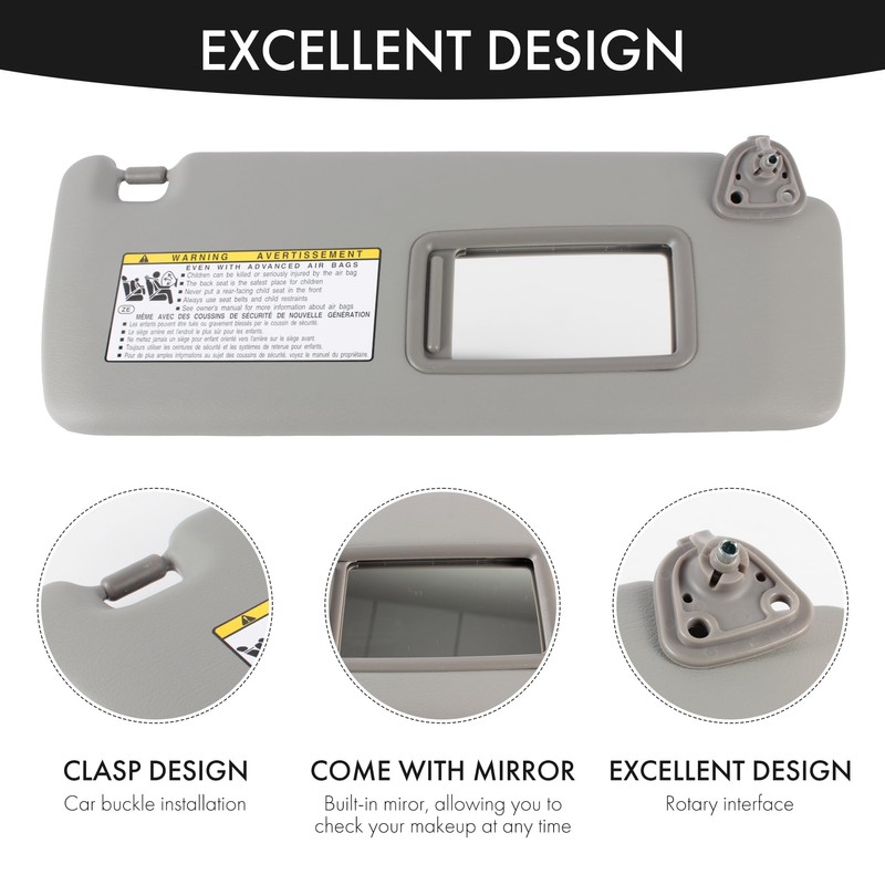 Sun Visor for Toyota Highlander 2001 2002 2003 2004 2005