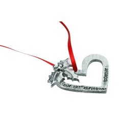 Pirantin 20th Anniversary Christmas Tree Decoration - Reads Our 20th Christmas Together