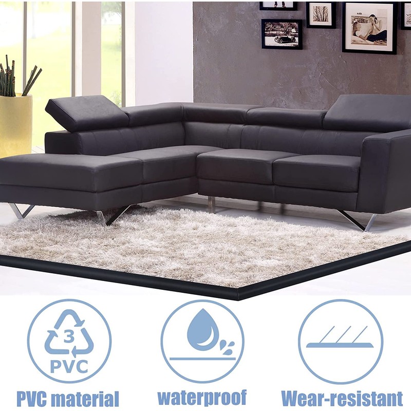 10Ft Floor Transition Strip, Self Adhesive Carpet Edging Trim Strip,