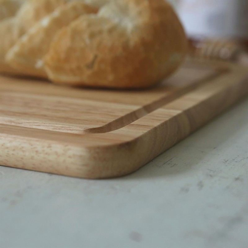 Argon Tableware Wooden Chopping Board - 30x20x2cm Butchers Block Wood