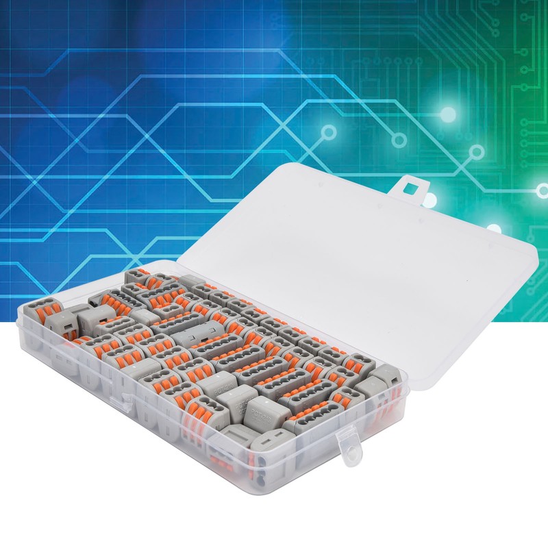 60Pcs Lever Nuts Quick Connect Wire Connector Conductor PCT‑212 ‑