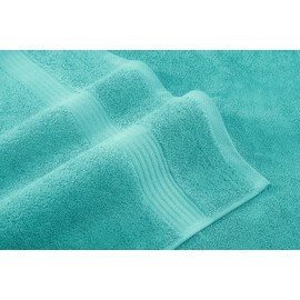 American Veteran Towel, 6 Piece Towel Set for Bathroom Clearance Prime, 100% Cotton Turkish Bathroom Towels, 2 Bath Towels 2 Hand Towels 2 Washcloths, Turquoise Blue