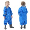 Traje de lluvia para niños y niñas, de una pieza