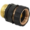 Conector rápido 3/4 de latón para manguera de jardín –