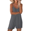 snugwind Women's Loose Sleeveless Romper Adjustable Spaghetti Strap Stretchy Shorts