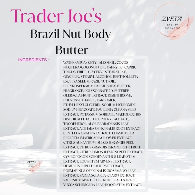 Trader Joe's, Brazil Nut Body Butter