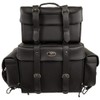 Milwaukee Leather Large Four Piece PVC Touring Pack with Barrel