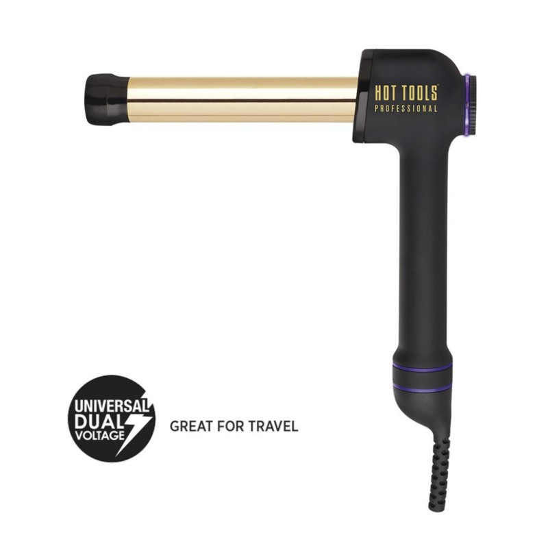 Hot Tools Professional CURLBAR 1-1/4" Hair Curling Iron HTCURL1110 24K