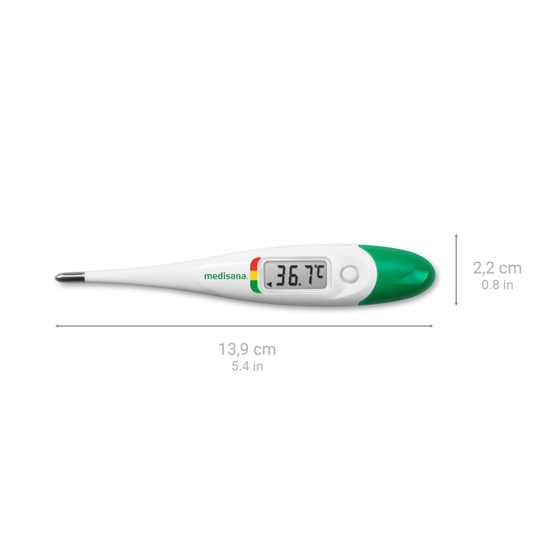 medisana TM 705 Digital Fever Thermometer, Thermometer with Fever Alarm,