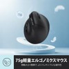 DELUX Wireless Ergonomic Mouse for Small Hands 2.4G 75g Lightweight
