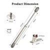 ZFYQ Hydraulic Gas Struts, 200N/20kg Lift Up Stay Support Hinge