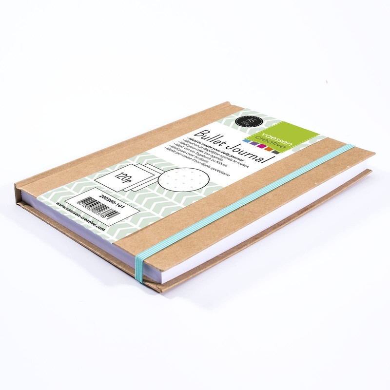 Vaessen Creative 200306-101 Bullet Journal, BuJo Notebook Planner with 120
