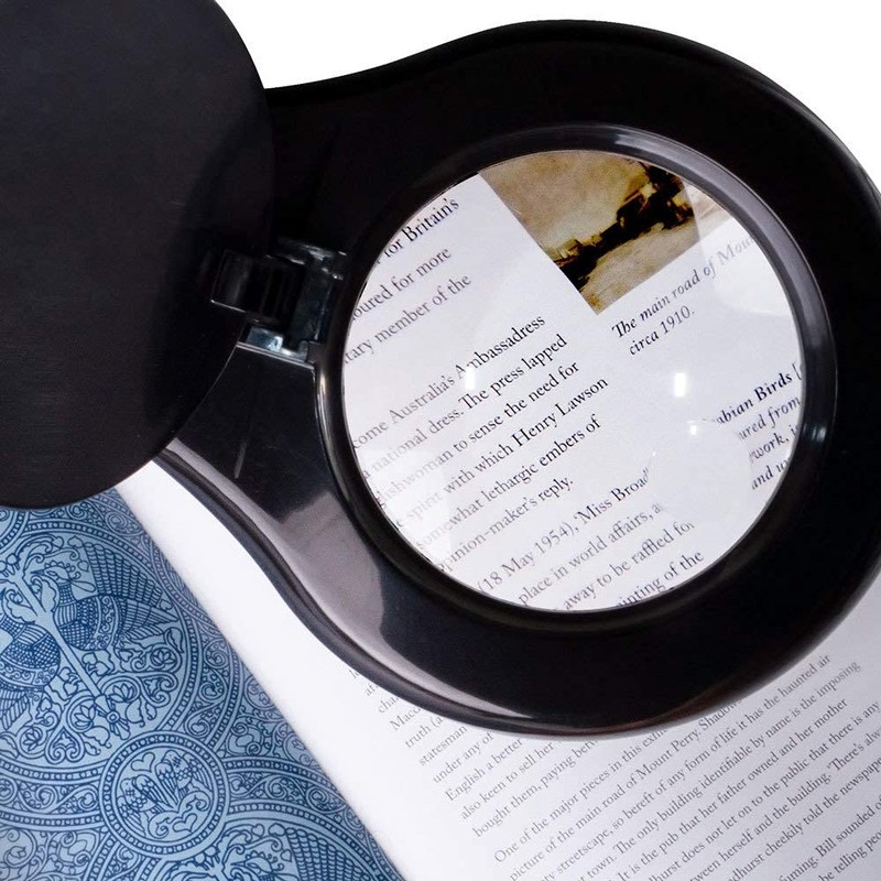 OttLite LED Desk Lamp with Adjustable Magnifier, Prevention Series -