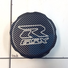 XKMT-Carbon Billet Aluminum Brake Fluid Reservoir Cap Cover"GSXR" Engraved Compatible With 1992-2012 GSXR 600/1988-2012 GSXR 750/2001-2012 GSXR 1000 [B017QV9KXI]