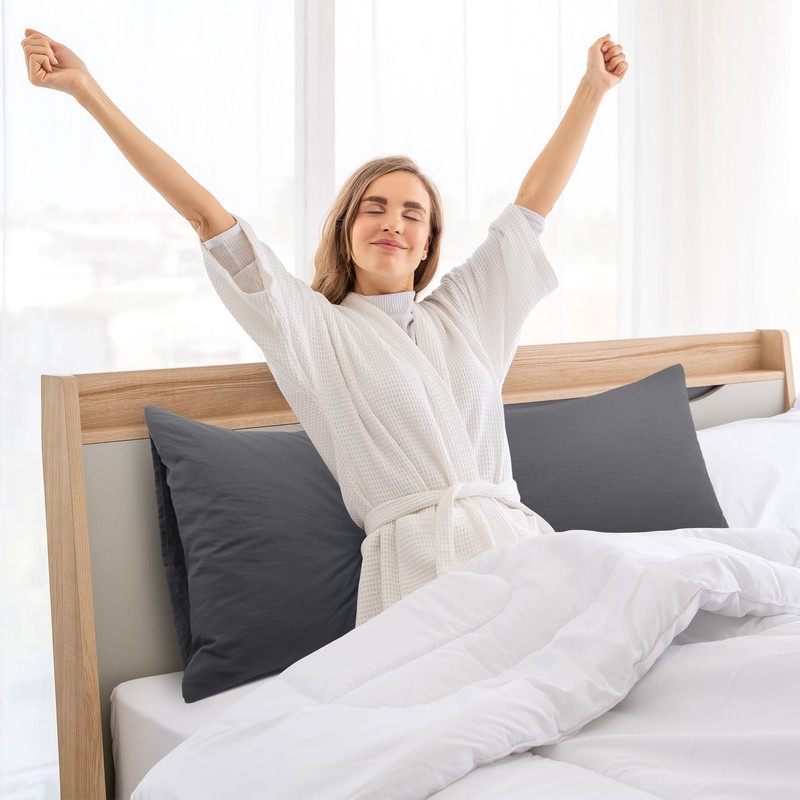 PiccoCasa Long Body Pillow Case Soft Brushed Microfibre Pillow Cover