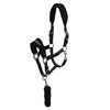 John Whitaker Unisex Club Headcollar and Lead Rope Set Black
