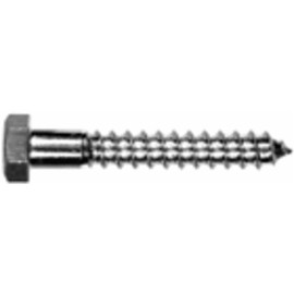 Hillman Lag Screw 1/4 " X 2 " Grade 2 Hex Head