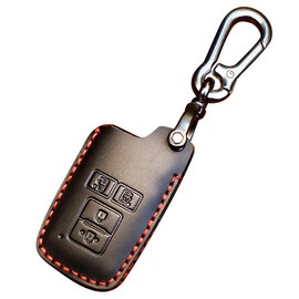 Compatible Toyota Voxy 80 Noah 80 Series Key Case Smart Key Holder Sienta 170 Series Genuine Leather Key Cover Esquire New Vellfire 30 Series New Alphard 30 Series New Sienta Cowhide Leather Key Case,