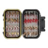 40Pcs Fly Fishing Flies Kit Stainless Steel with Box Lures