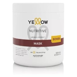 Mascara Nutritiva Argan & Coco Yellow 1 L Cabello Seco Alfa