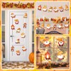 Konsait Fall Gnome Cutouts, 48Pcs Autumn Gnome Paper Cutout for