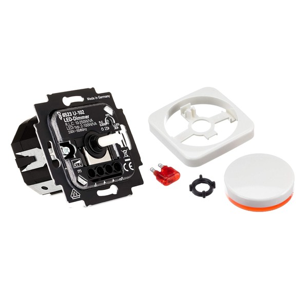 BUSCH JÄGER LED Rotary Dimmer (LED Dimmer) 6523 U-102 with