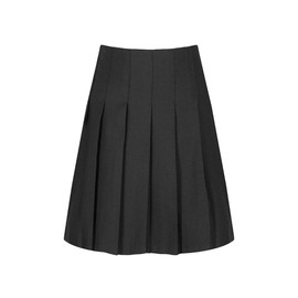 Trutex Girl's Junior Stitch Down Pleat Skirt, Harrow Grey, 6 Years