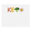 CafePress Awesome Keto Diet Vegan Veganism Orga Large Puzzle, 500