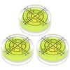 sourcing map 3pcs Round Bubble Level 32x12mm Mini Circular Bullseye