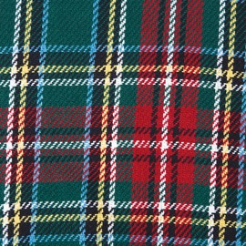 C&F Home 50" x 60" Weston Plaid Dark Green w/Red Shades Woven Christmas Accent Throw Blanket w/Fringe Cotton Machine Washable Soft Xmas Festive Winter Holidays Home Living Room Couch Sofa Decor