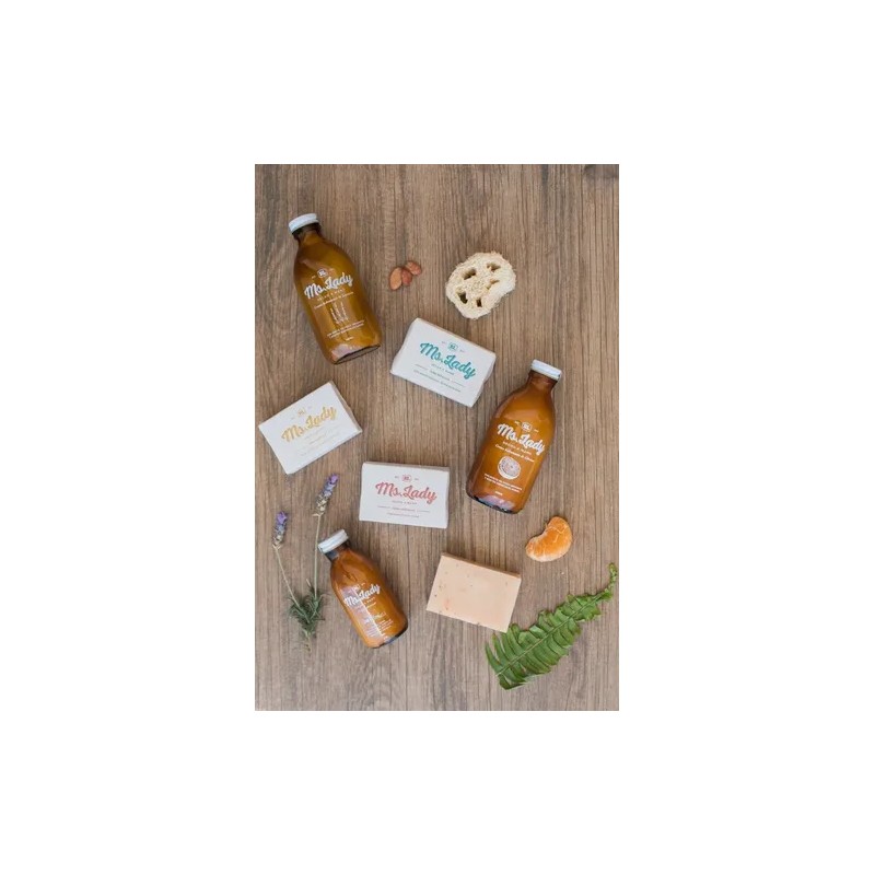 Kit 5 Crema Hidratante Natural Ms. Lady 250ml