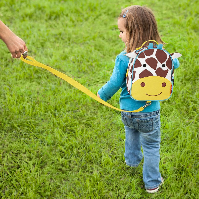 Skip Hop Zoo let Mini Backpack with Rein, Giraffe