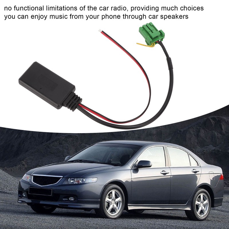 Bluetooth 5.0 Aux Input Audio Music Adapter Cable for Accord