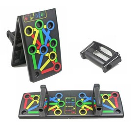 UNIBOS | Pushup Bars Stands Handles Set for Men and Women Workout, Foldable 14 in 1 Press Up Boards, Home Workouts (Push Up Board)