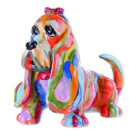 Blue Sky Ceramics Cooker Spaniel Teapot, Multi